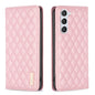 Diamond Lattice Magnetic Leather Flip Phone Case, For Galaxy S27+ 5G, For Galaxy S26 FE 5G, For Samsung Galaxy S25 5G, For Samsung Galaxy S25+ 5G, For Samsung Galaxy S25 Ultra 5G, For Samsung Galaxy S24 FE 5G