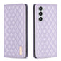 Diamond Lattice Magnetic Leather Flip Phone Case, For Galaxy S27+ 5G, For Galaxy S26 FE 5G, For Samsung Galaxy S25 5G, For Samsung Galaxy S25+ 5G, For Samsung Galaxy S25 Ultra 5G, For Samsung Galaxy S24 FE 5G