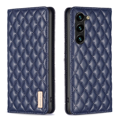 Diamond Lattice Magnetic Leather Flip Phone Case, For Galaxy S27+ 5G, For Galaxy S26 FE 5G, For Samsung Galaxy S25 5G, For Samsung Galaxy S25+ 5G, For Samsung Galaxy S25 Ultra 5G, For Samsung Galaxy S24 FE 5G