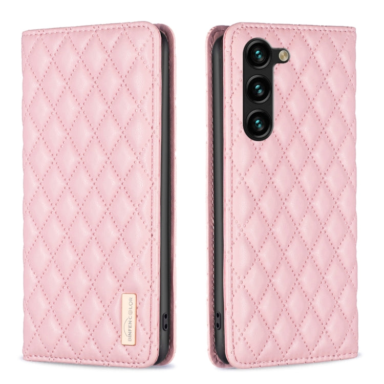 Diamond Lattice Magnetic Leather Flip Phone Case, For Galaxy S27+ 5G, For Galaxy S26 FE 5G, For Samsung Galaxy S25 5G, For Samsung Galaxy S25+ 5G, For Samsung Galaxy S25 Ultra 5G, For Samsung Galaxy S24 FE 5G