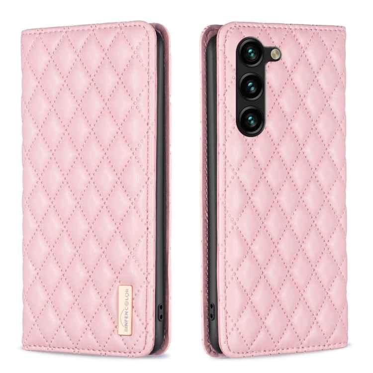 Diamond Lattice Magnetic Leather Flip Phone Case, For Samsung Galaxy S25 5G, For Samsung Galaxy S25+ 5G, For Samsung Galaxy S25 Ultra 5G, For Samsung Galaxy S24 FE 5G