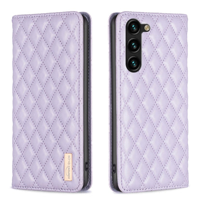 Diamond Lattice Magnetic Leather Flip Phone Case, For Galaxy S27+ 5G, For Galaxy S26 FE 5G, For Samsung Galaxy S25 5G, For Samsung Galaxy S25+ 5G, For Samsung Galaxy S25 Ultra 5G, For Samsung Galaxy S24 FE 5G