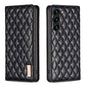 Diamond Lattice Magnetic Leather Flip Phone Case, For Galaxy S27+ 5G, For Galaxy S26 FE 5G, For Samsung Galaxy S25 5G, For Samsung Galaxy S25+ 5G, For Samsung Galaxy S25 Ultra 5G, For Samsung Galaxy S24 FE 5G
