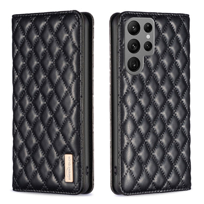 Diamond Lattice Magnetic Leather Flip Phone Case, For Galaxy S27+ 5G, For Galaxy S26 FE 5G, For Samsung Galaxy S25 5G, For Samsung Galaxy S25+ 5G, For Samsung Galaxy S25 Ultra 5G, For Samsung Galaxy S24 FE 5G