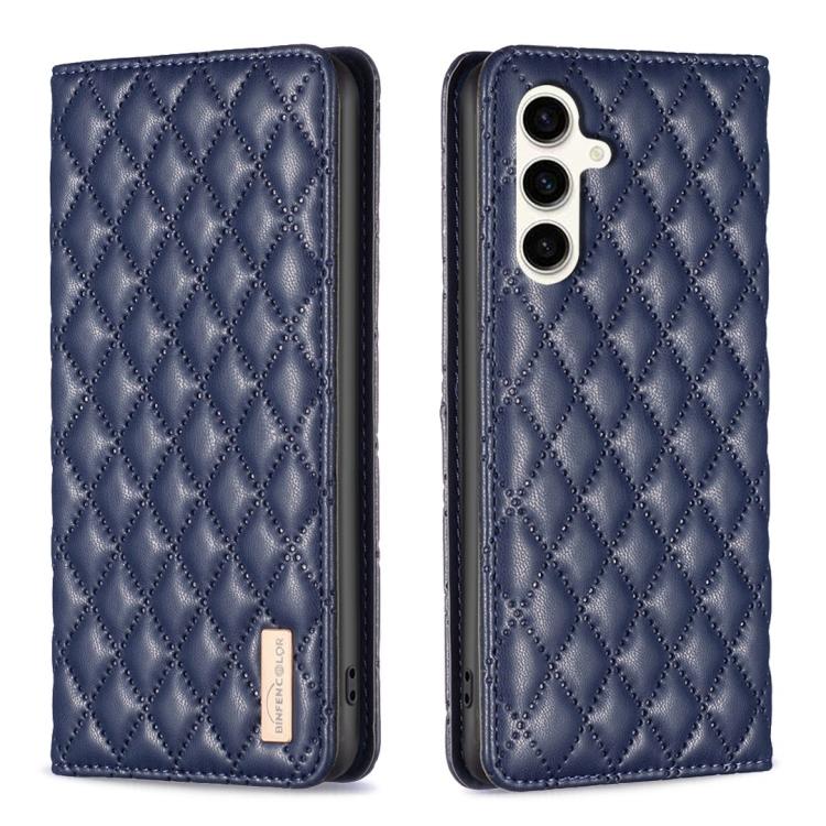 Diamond Lattice Magnetic Leather Flip Phone Case, For Galaxy S27+ 5G, For Galaxy S26 FE 5G, For Samsung Galaxy S25 5G, For Samsung Galaxy S25+ 5G, For Samsung Galaxy S25 Ultra 5G, For Samsung Galaxy S24 FE 5G