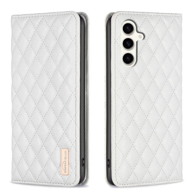 Diamond Lattice Magnetic Leather Flip Phone Case, For Galaxy S27+ 5G, For Galaxy S26 FE 5G, For Samsung Galaxy S25 5G, For Samsung Galaxy S25+ 5G, For Samsung Galaxy S25 Ultra 5G, For Samsung Galaxy S24 FE 5G