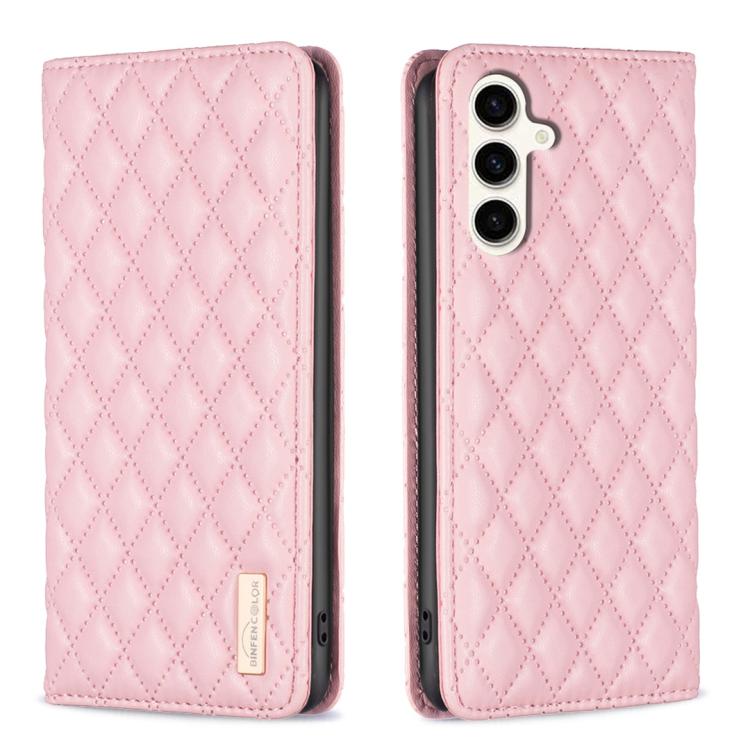 Diamond Lattice Magnetic Leather Flip Phone Case, For Galaxy S27+ 5G, For Galaxy S26 FE 5G, For Samsung Galaxy S25 5G, For Samsung Galaxy S25+ 5G, For Samsung Galaxy S25 Ultra 5G, For Samsung Galaxy S24 FE 5G
