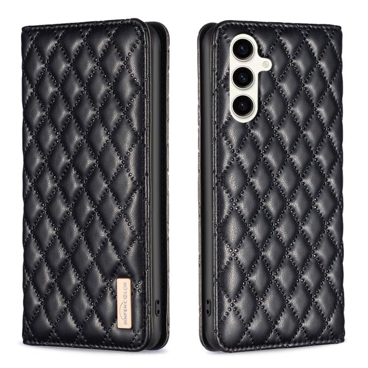 Diamond Lattice Magnetic Leather Flip Phone Case, For Galaxy S27+ 5G, For Galaxy S26 FE 5G, For Samsung Galaxy S25 5G, For Samsung Galaxy S25+ 5G, For Samsung Galaxy S25 Ultra 5G, For Samsung Galaxy S24 FE 5G