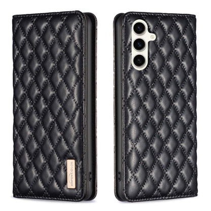 Diamond Lattice Magnetic Leather Flip Phone Case, For Galaxy S27+ 5G, For Galaxy S26 FE 5G, For Samsung Galaxy S25 5G, For Samsung Galaxy S25+ 5G, For Samsung Galaxy S25 Ultra 5G, For Samsung Galaxy S24 FE 5G