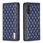 Diamond Lattice Magnetic Leather Flip Phone Case, For Galaxy S27+ 5G, For Galaxy S26 FE 5G, For Samsung Galaxy S25 5G, For Samsung Galaxy S25+ 5G, For Samsung Galaxy S25 Ultra 5G, For Samsung Galaxy S24 FE 5G