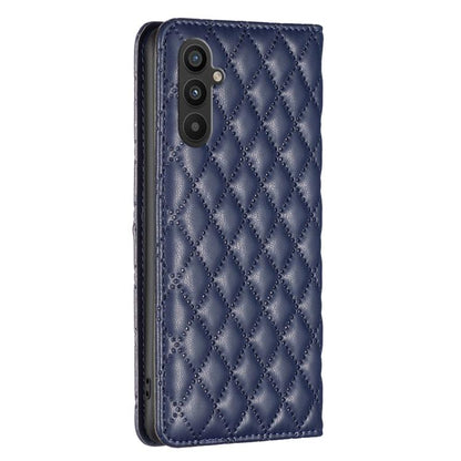 Diamond Lattice Magnetic Leather Flip Phone Case, For Galaxy S27+ 5G, For Galaxy S26 FE 5G, For Samsung Galaxy S25 5G, For Samsung Galaxy S25+ 5G, For Samsung Galaxy S25 Ultra 5G, For Samsung Galaxy S24 FE 5G