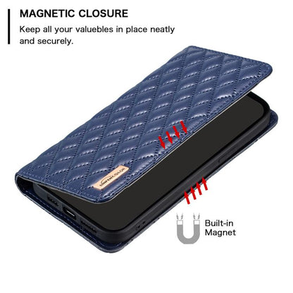 Diamond Lattice Magnetic Leather Flip Phone Case, For Galaxy S27+ 5G, For Galaxy S26 FE 5G, For Samsung Galaxy S25 5G, For Samsung Galaxy S25+ 5G, For Samsung Galaxy S25 Ultra 5G, For Samsung Galaxy S24 FE 5G