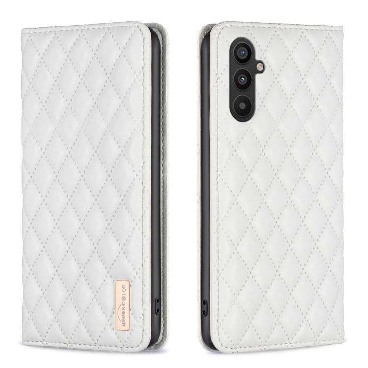Diamond Lattice Magnetic Leather Flip Phone Case, For Galaxy S27+ 5G, For Galaxy S26 FE 5G, For Samsung Galaxy S25 5G, For Samsung Galaxy S25+ 5G, For Samsung Galaxy S25 Ultra 5G, For Samsung Galaxy S24 FE 5G