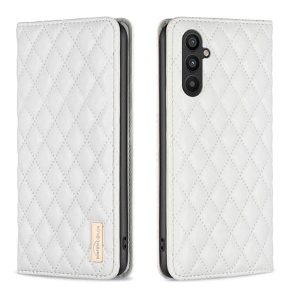 Diamond Lattice Magnetic Leather Flip Phone Case, For Galaxy S27+ 5G, For Galaxy S26 FE 5G, For Samsung Galaxy S25 5G, For Samsung Galaxy S25+ 5G, For Samsung Galaxy S25 Ultra 5G, For Samsung Galaxy S24 FE 5G