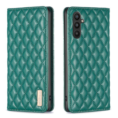 Diamond Lattice Magnetic Leather Flip Phone Case, For Galaxy S27+ 5G, For Galaxy S26 FE 5G, For Samsung Galaxy S25 5G, For Samsung Galaxy S25+ 5G, For Samsung Galaxy S25 Ultra 5G, For Samsung Galaxy S24 FE 5G