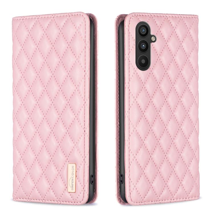 Diamond Lattice Magnetic Leather Flip Phone Case, For Galaxy S27+ 5G, For Galaxy S26 FE 5G, For Samsung Galaxy S25 5G, For Samsung Galaxy S25+ 5G, For Samsung Galaxy S25 Ultra 5G, For Samsung Galaxy S24 FE 5G