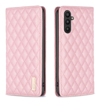 Diamond Lattice Magnetic Leather Flip Phone Case, For Galaxy S27+ 5G, For Galaxy S26 FE 5G, For Samsung Galaxy S25 5G, For Samsung Galaxy S25+ 5G, For Samsung Galaxy S25 Ultra 5G, For Samsung Galaxy S24 FE 5G
