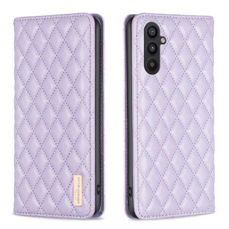 Diamond Lattice Magnetic Leather Flip Phone Case, For Galaxy S27+ 5G, For Galaxy S26 FE 5G, For Samsung Galaxy S25 5G, For Samsung Galaxy S25+ 5G, For Samsung Galaxy S25 Ultra 5G, For Samsung Galaxy S24 FE 5G