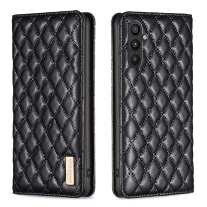 Diamond Lattice Magnetic Leather Flip Phone Case, For Galaxy S27+ 5G, For Galaxy S26 FE 5G, For Samsung Galaxy S25 5G, For Samsung Galaxy S25+ 5G, For Samsung Galaxy S25 Ultra 5G, For Samsung Galaxy S24 FE 5G