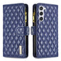 Diamond Lattice Zipper Wallet Leather Flip Phone Case, For Galaxy S27+ 5G, For Galaxy S26 FE 5G, For Samsung Galaxy S25 5G, For Samsung Galaxy S25+ 5G, For Samsung Galaxy S25 Ultra 5G, For Samsung Galaxy S24 FE 5G