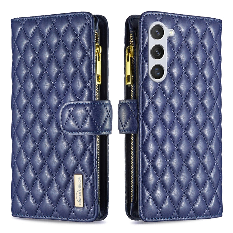 Diamond Lattice Zipper Wallet Leather Flip Phone Case, For Galaxy S27+ 5G, For Galaxy S26 FE 5G, For Samsung Galaxy S25 5G, For Samsung Galaxy S25+ 5G, For Samsung Galaxy S25 Ultra 5G, For Samsung Galaxy S24 FE 5G