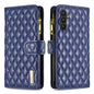 Diamond Lattice Zipper Wallet Leather Flip Phone Case, For Galaxy S27+ 5G, For Galaxy S26 FE 5G, For Samsung Galaxy S25 5G, For Samsung Galaxy S25+ 5G, For Samsung Galaxy S25 Ultra 5G, For Samsung Galaxy S24 FE 5G