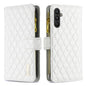 Diamond Lattice Zipper Wallet Leather Flip Phone Case, For Galaxy S27+ 5G, For Galaxy S26 FE 5G, For Samsung Galaxy S25 5G, For Samsung Galaxy S25+ 5G, For Samsung Galaxy S25 Ultra 5G, For Samsung Galaxy S24 FE 5G