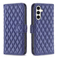 Diamond Lattice Wallet Flip Leather Phone Case, For Samsung Galaxy S24 FE 5G