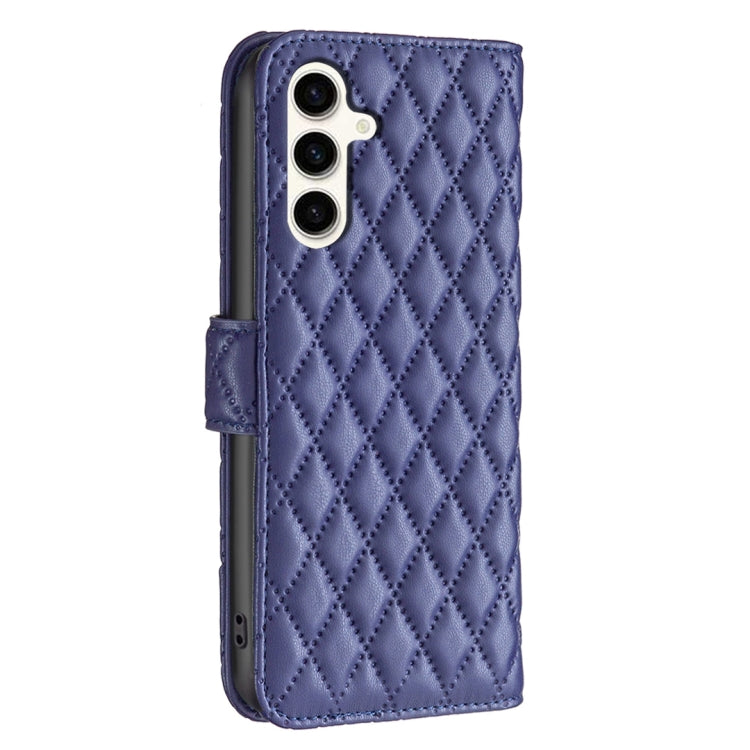 Diamond Lattice Wallet Flip Leather Phone Case, For Samsung Galaxy S24 FE 5G