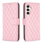 Diamond Lattice Wallet Flip Leather Phone Case, For Samsung Galaxy S24 FE 5G