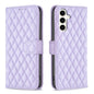Diamond Lattice Wallet Flip Leather Phone Case, For Samsung Galaxy S24 FE 5G