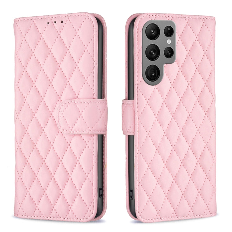 Diamond Lattice Wallet Flip Leather Phone Case, For Samsung Galaxy S26 Ultra 5G, For Samsung Galaxy S26 5G, For Samsung Galaxy S25 5G, For Samsung Galaxy S25+ 5G, For Samsung Galaxy S25 Ultra 5G, For Samsung Galaxy S24 FE 5G
