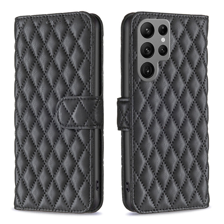 Diamond Lattice Wallet Flip Leather Phone Case, For Samsung Galaxy S26 Ultra 5G, For Samsung Galaxy S26 5G, For Samsung Galaxy S25 5G, For Samsung Galaxy S25+ 5G, For Samsung Galaxy S25 Ultra 5G, For Samsung Galaxy S24 FE 5G
