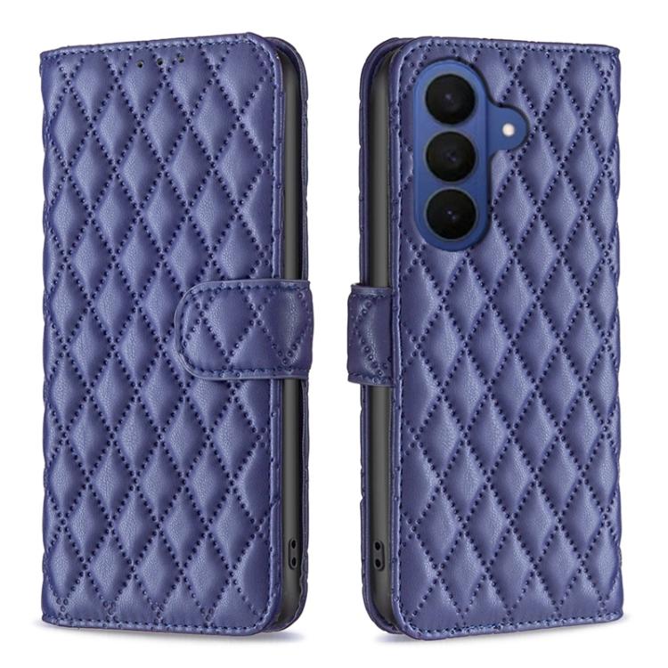 Diamond Lattice Wallet Flip Leather Phone Case, For Galaxy S27+ 5G, For Galaxy S26 FE 5G, For Samsung Galaxy S26+ 5G, For Samsung Galaxy S26 Ultra 5G, For Samsung Galaxy S26 5G, For Samsung Galaxy S25 5G, For Samsung Galaxy S25+ 5G                     ...