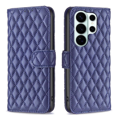 Diamond Lattice Wallet Flip Leather Phone Case, For Galaxy S27+ 5G, For Galaxy S26 FE 5G, For Samsung Galaxy S26+ 5G, For Samsung Galaxy S26 Ultra 5G, For Samsung Galaxy S26 5G, For Samsung Galaxy S25 5G, For Samsung Galaxy S25+ 5G                     ...