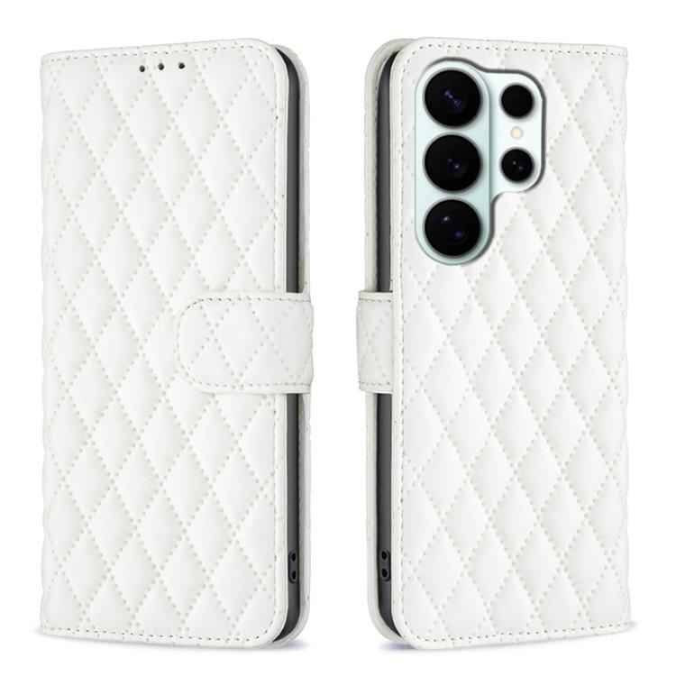 Diamond Lattice Wallet Flip Leather Phone Case, For Samsung Galaxy S26 Ultra 5G, For Samsung Galaxy S26 5G, For Samsung Galaxy S25 5G, For Samsung Galaxy S25+ 5G, For Samsung Galaxy S25 Ultra 5G, For Samsung Galaxy S24 FE 5G