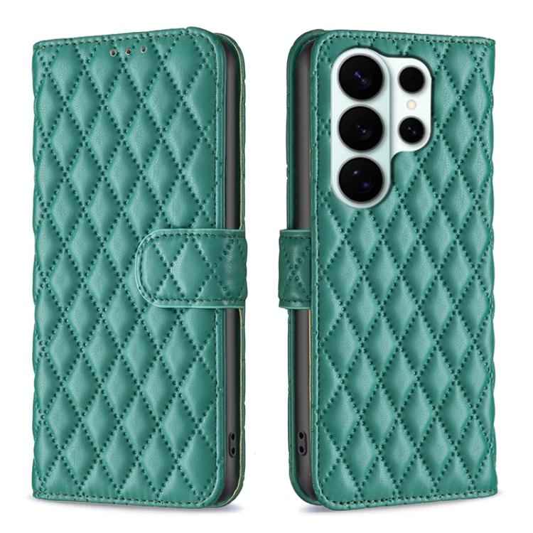 Diamond Lattice Wallet Flip Leather Phone Case, For Samsung Galaxy S26 Ultra 5G, For Samsung Galaxy S26 5G, For Samsung Galaxy S25 5G, For Samsung Galaxy S25+ 5G, For Samsung Galaxy S25 Ultra 5G, For Samsung Galaxy S24 FE 5G