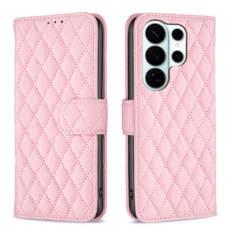Diamond Lattice Wallet Flip Leather Phone Case, For Galaxy S27+ 5G, For Galaxy S26 FE 5G, For Samsung Galaxy S26+ 5G, For Samsung Galaxy S26 Ultra 5G, For Samsung Galaxy S26 5G, For Samsung Galaxy S25 5G, For Samsung Galaxy S25+ 5G                     ...