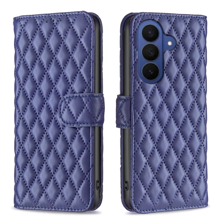 Diamond Lattice Wallet Flip Leather Phone Case, For Galaxy S27+ 5G, For Galaxy S26 FE 5G, For Samsung Galaxy S26+ 5G, For Samsung Galaxy S26 Ultra 5G, For Samsung Galaxy S26 5G, For Samsung Galaxy S25 5G, For Samsung Galaxy S25+ 5G                     ...