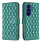Diamond Lattice Wallet Flip Leather Phone Case, For Galaxy S27+ 5G, For Galaxy S26 FE 5G, For Samsung Galaxy S26+ 5G, For Samsung Galaxy S26 Ultra 5G, For Samsung Galaxy S26 5G, For Samsung Galaxy S25 5G, For Samsung Galaxy S25+ 5G                     ...