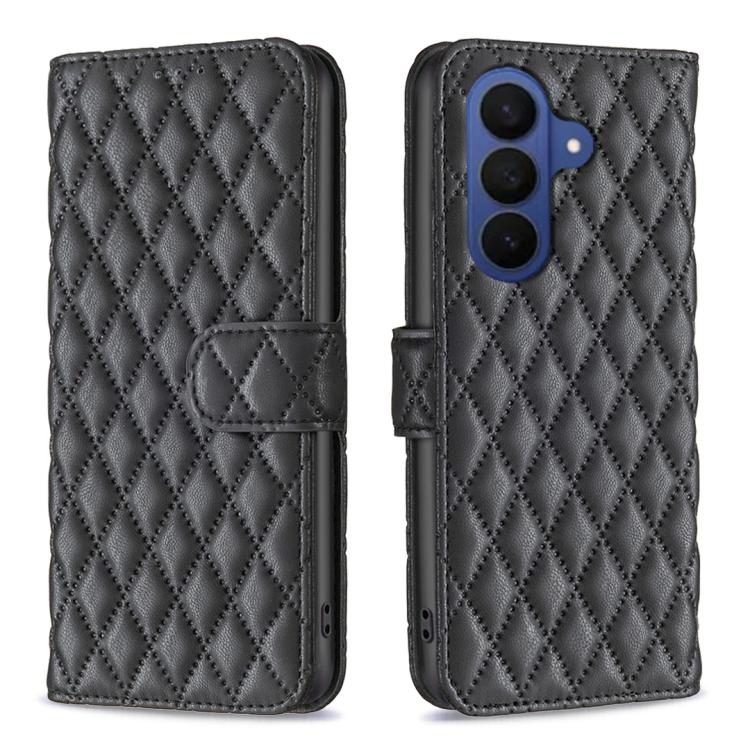 Diamond Lattice Wallet Flip Leather Phone Case, For Galaxy S27+ 5G, For Galaxy S26 FE 5G, For Samsung Galaxy S26+ 5G, For Samsung Galaxy S26 Ultra 5G, For Samsung Galaxy S26 5G, For Samsung Galaxy S25 5G, For Samsung Galaxy S25+ 5G                     ...