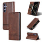 AZNS Magnetic Calf Texture Flip Leather Phone Case, For Galaxy S26 FE 5G, For Samsung Galaxy S26+ 5G, For Samsung Galaxy S26 Ultra 5G, For Samsung Galaxy S26 5G, For Samsung Galaxy S25 FE 5G, For Samsung Galaxy S25 Edge 5G, For Samsung Galaxy S25 5G   ...