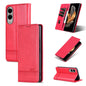 AZNS Magnetic Calf Texture Flip Leather Phone Case, For Galaxy S26 FE 5G, For Samsung Galaxy S26+ 5G, For Samsung Galaxy S26 Ultra 5G, For Samsung Galaxy S26 5G, For Samsung Galaxy S25 FE 5G, For Samsung Galaxy S25 Edge 5G, For Samsung Galaxy S25 5G   ...