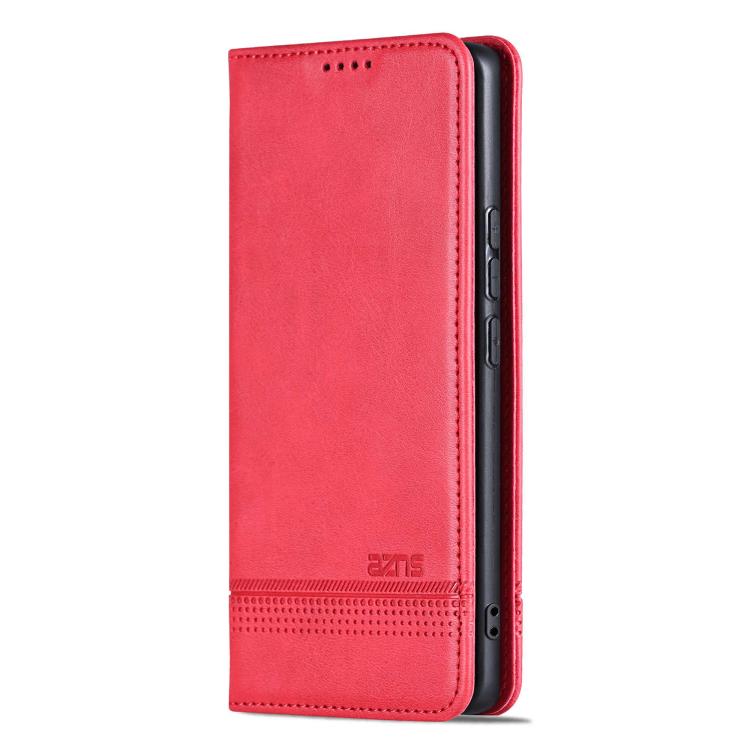 AZNS Magnetic Calf Texture Flip Leather Phone Case, For Galaxy S26 FE 5G, For Samsung Galaxy S26+ 5G, For Samsung Galaxy S26 Ultra 5G, For Samsung Galaxy S26 5G, For Samsung Galaxy S25 FE 5G, For Samsung Galaxy S25 Edge 5G, For Samsung Galaxy S25 5G   ...