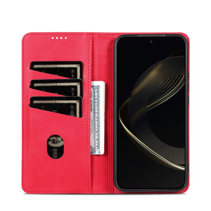 AZNS Magnetic Calf Texture Flip Leather Phone Case, For Galaxy S26 FE 5G, For Samsung Galaxy S26+ 5G, For Samsung Galaxy S26 Ultra 5G, For Samsung Galaxy S26 5G, For Samsung Galaxy S25 FE 5G, For Samsung Galaxy S25 Edge 5G, For Samsung Galaxy S25 5G   ...