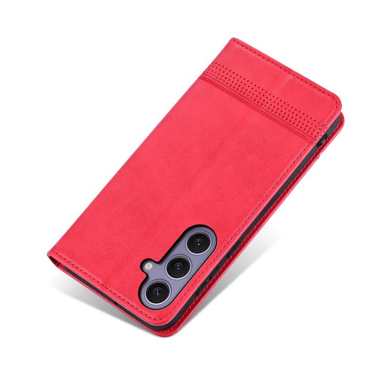 AZNS Magnetic Calf Texture Flip Leather Phone Case, For Galaxy S26 FE 5G, For Samsung Galaxy S26+ 5G, For Samsung Galaxy S26 Ultra 5G, For Samsung Galaxy S26 5G, For Samsung Galaxy S25 FE 5G, For Samsung Galaxy S25 Edge 5G, For Samsung Galaxy S25 5G   ...