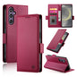 Side Buckle Magnetic Frosted Leather Phone Case, For Samsung Galaxy S24 5G, For Samsung Galaxy S23 FE 5G, For Samsung Galaxy S23 Ultra 5G, For Samsung Galaxy S23+ 5G, For Samsung Galaxy S23 5G, For Samsung Galaxy S21 FE 5G