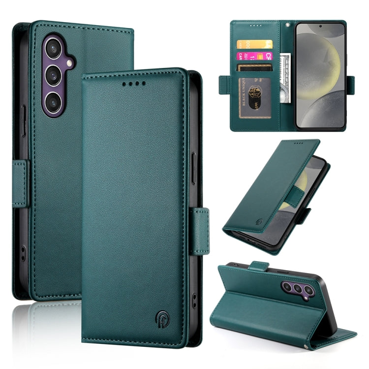Side Buckle Magnetic Frosted Leather Phone Case, For Samsung Galaxy S24 5G, For Samsung Galaxy S23 FE 5G, For Samsung Galaxy S23 Ultra 5G, For Samsung Galaxy S23+ 5G, For Samsung Galaxy S23 5G, For Samsung Galaxy S21 FE 5G