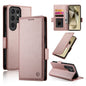 Side Buckle Magnetic Frosted Leather Phone Case, For Samsung Galaxy S25 Edge 5G, For Samsung Galaxy S25 5G, For Samsung Galaxy S25+ 5G, For Samsung Galaxy S25 Ultra 5G, For Samsung Galaxy S24 Ultra 5G, For Samsung Galaxy S24+ 5G