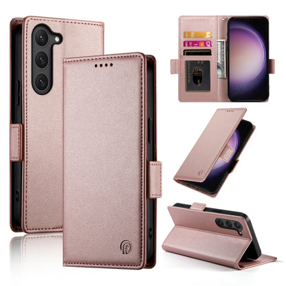Side Buckle Magnetic Frosted Leather Phone Case, For Samsung Galaxy S24 5G, For Samsung Galaxy S23 FE 5G, For Samsung Galaxy S23 Ultra 5G, For Samsung Galaxy S23+ 5G, For Samsung Galaxy S23 5G, For Samsung Galaxy S21 FE 5G